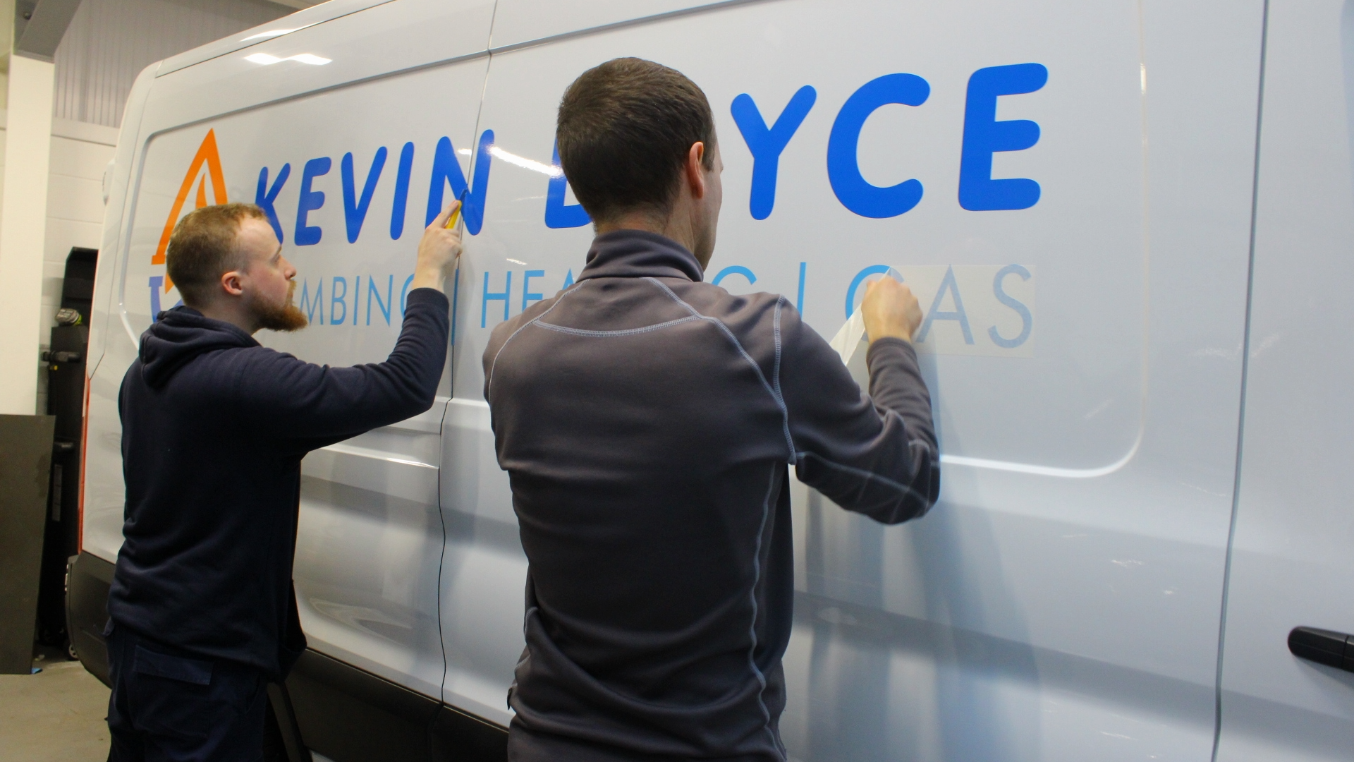 Van graphics by Advance Supplies
