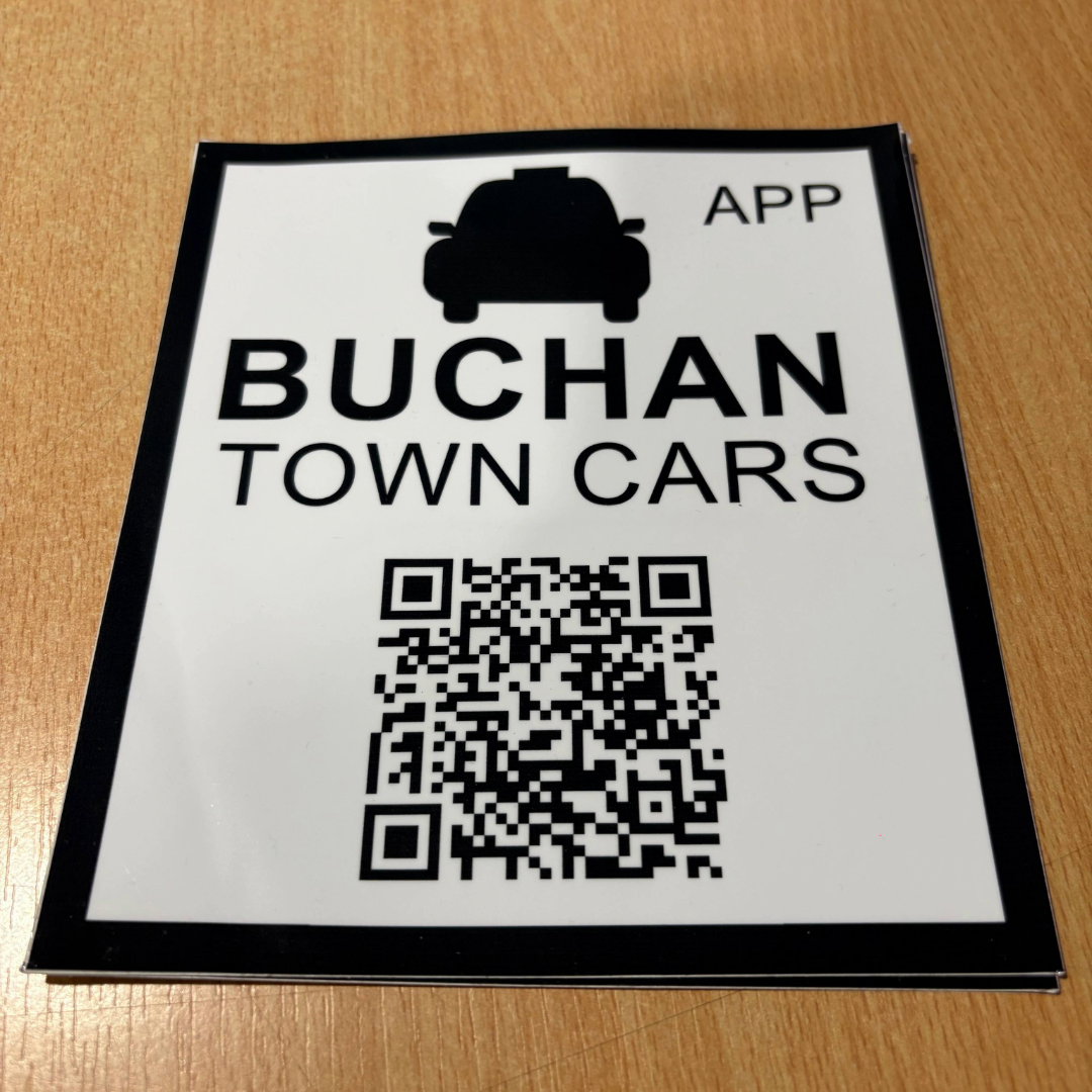 Car and Taxi Stickers | QR Code sticker | Advance Supplies