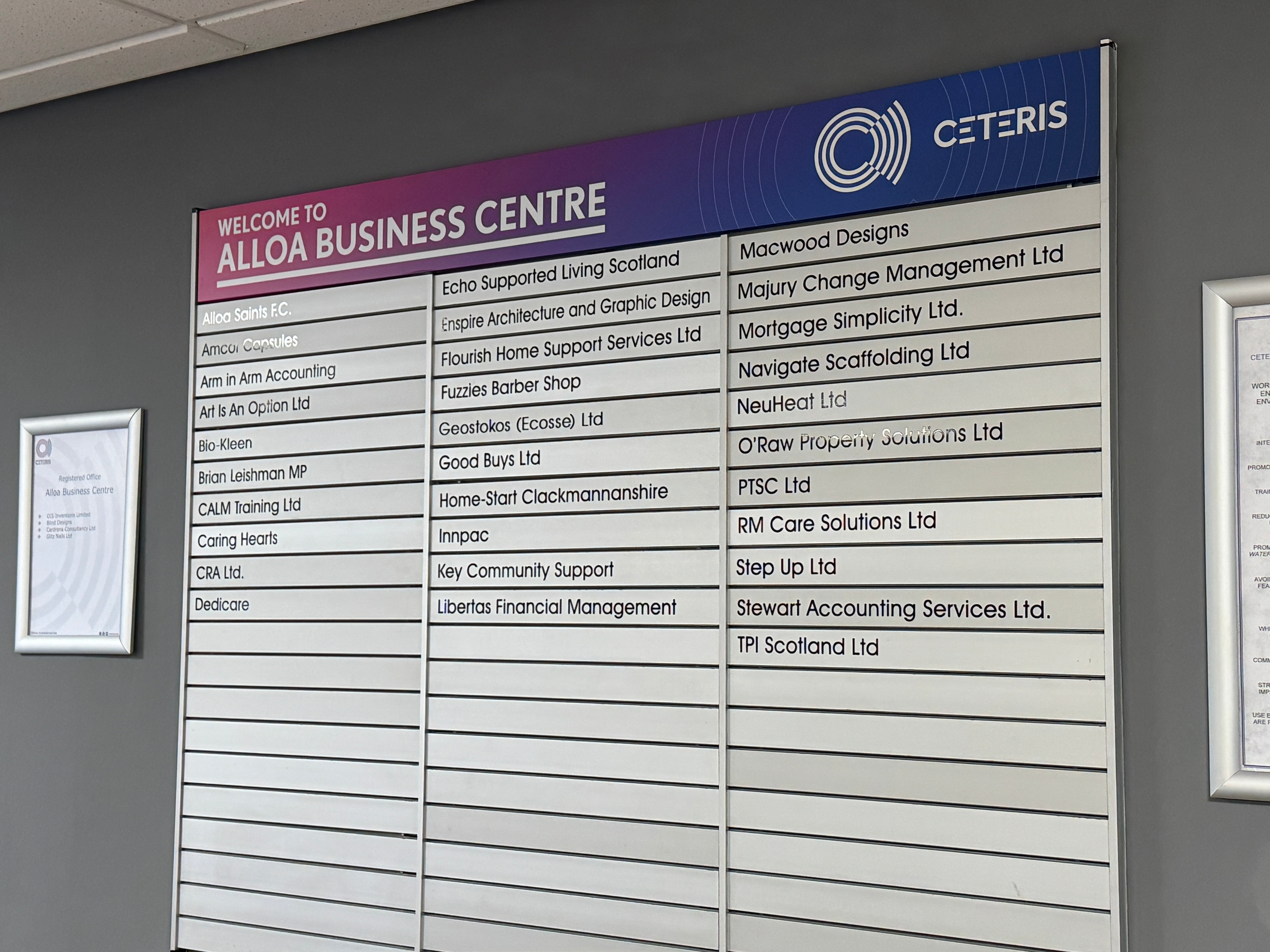 Slat System Signage | Tray Signage | Advance Supplies