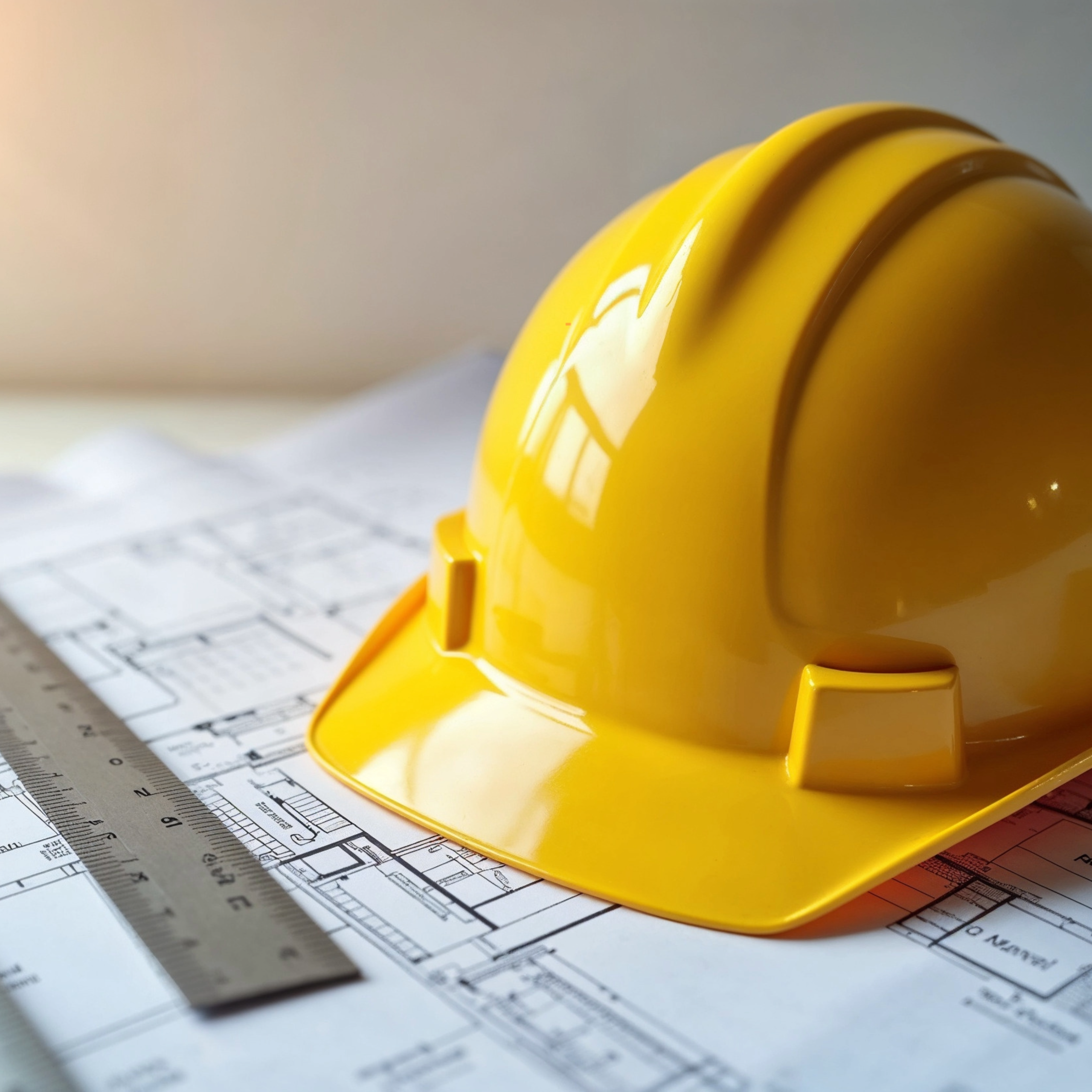 Branded hard hat by Advance Supplies