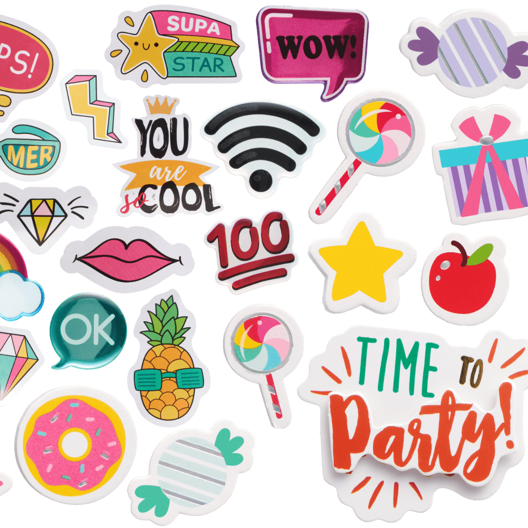 Custom Party & Celebration Stickers | Advance Signs & Supplies