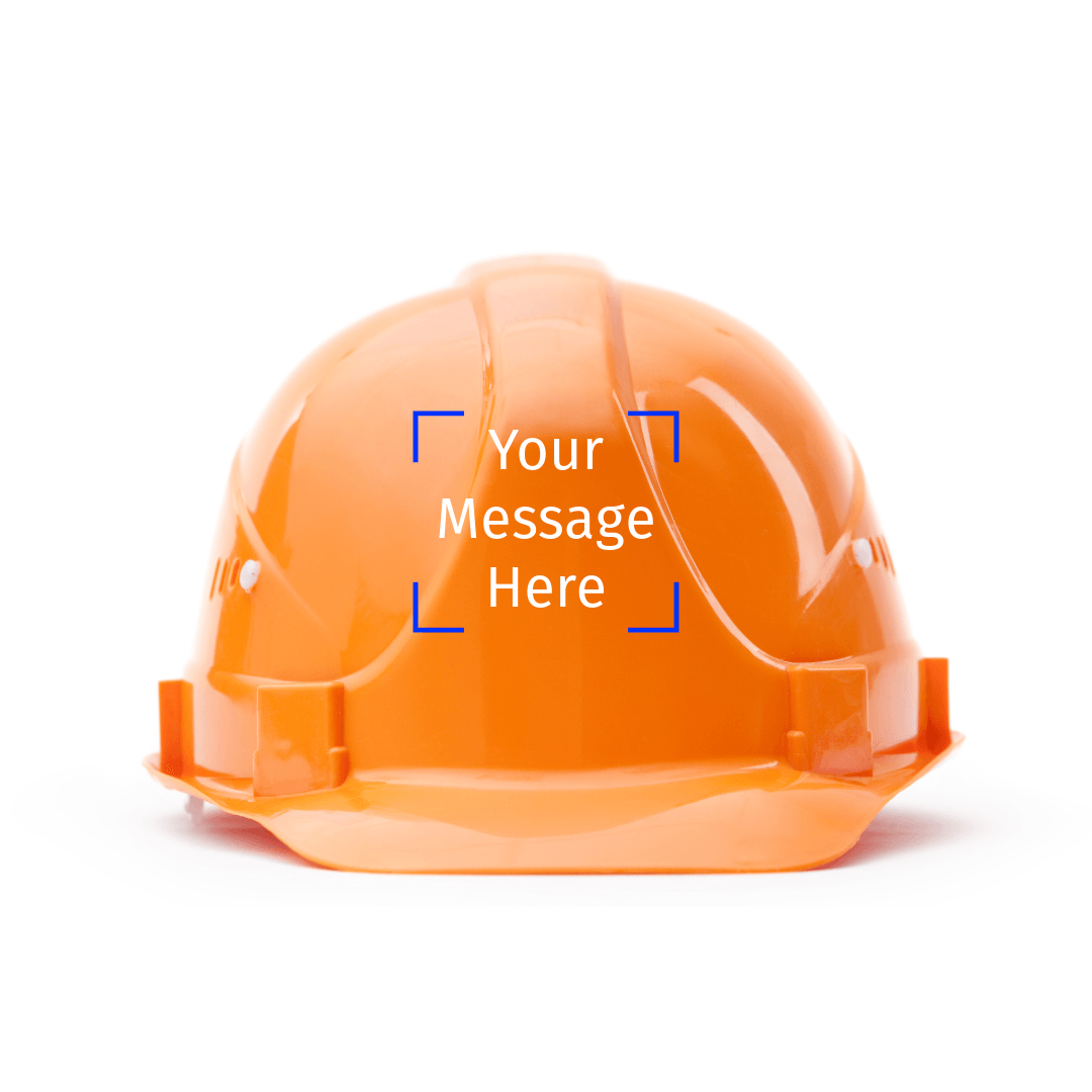 Custom hard hats | Advance Signs & Supplies