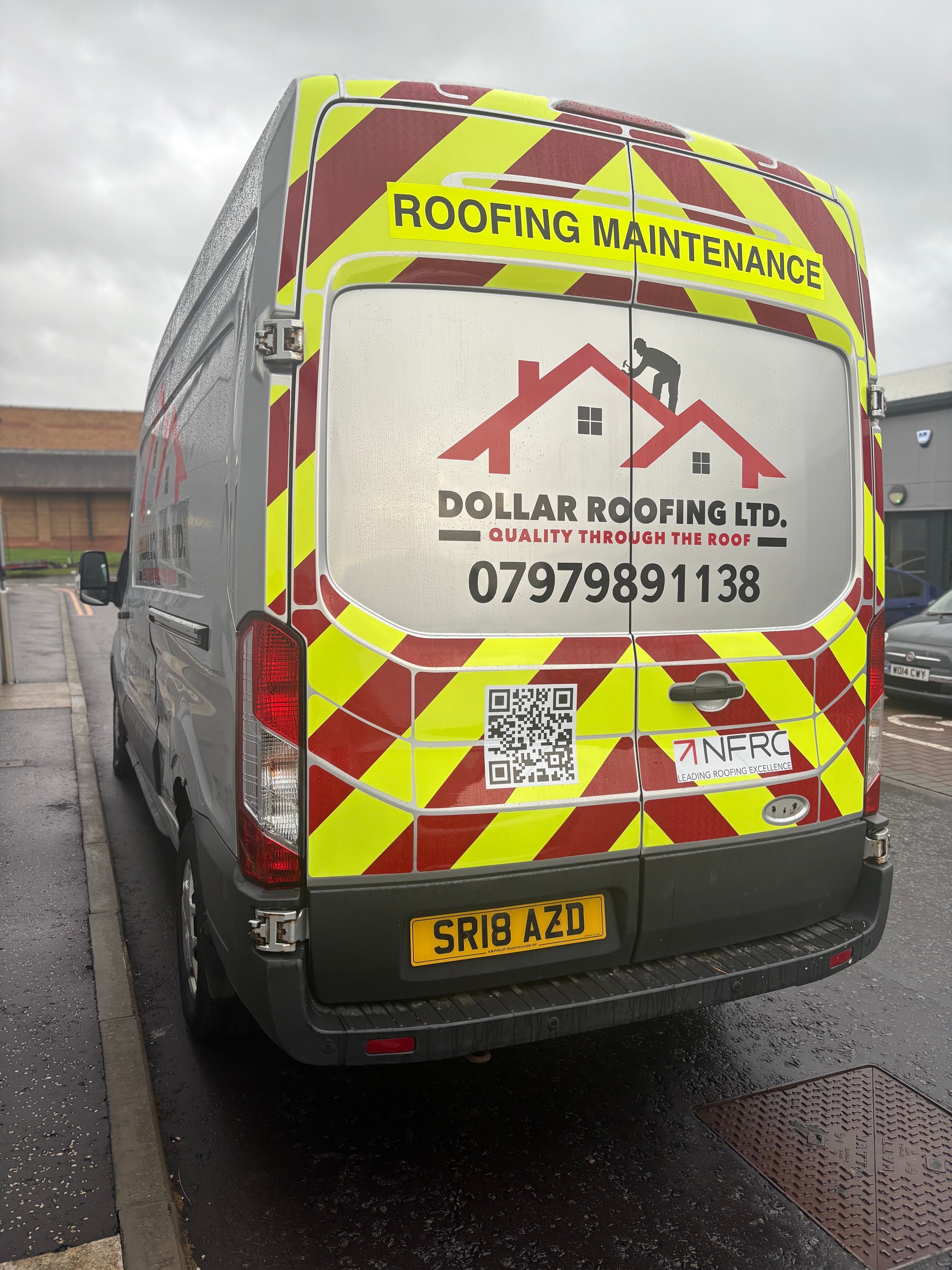 Van chevrons fully installed | Advance Supplies